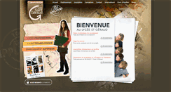 Desktop Screenshot of lycee-stgeraud.com